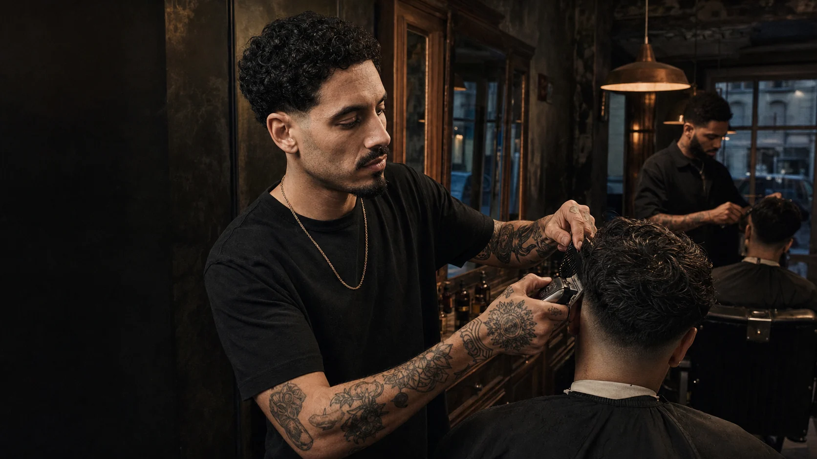 Site du concept de barber NOVA